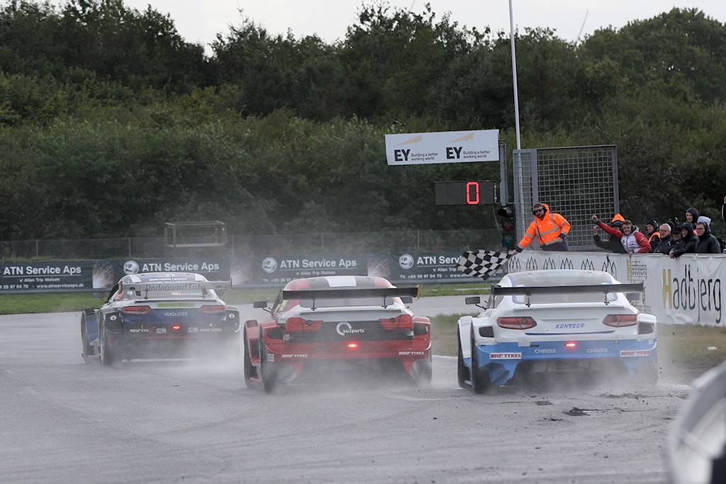 Alex Maansen tog sejren i sæsonens sidste løb.
(Foto: Motorsporten.dk)